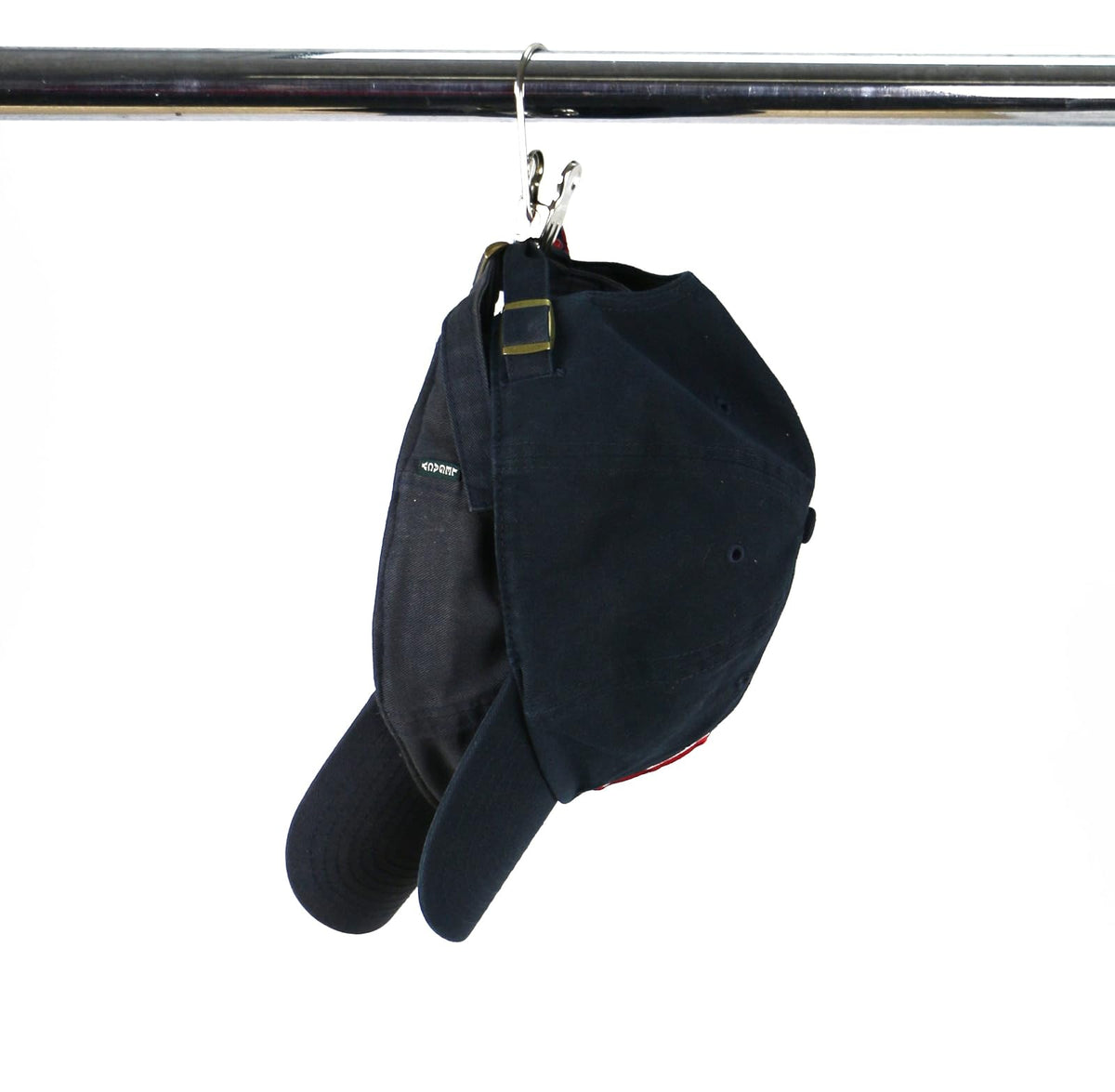 Mawa by Reston Lloyd Accesorio portátil Antideslizante Semi Redondo Gancho para Colgar Ropa de lavandería o Viajes, Estilo K/1, Juego de 5, Color Negro