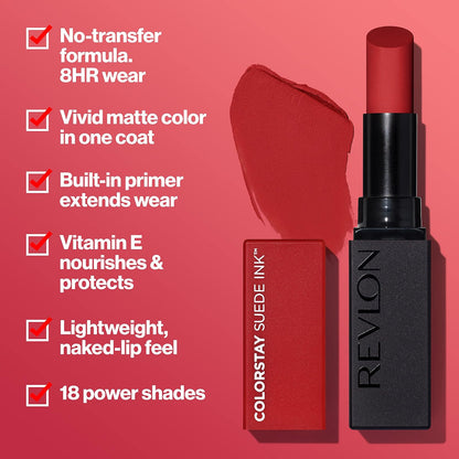 Revlon ColorStay Suede Ink Lipstick HOT GIRL