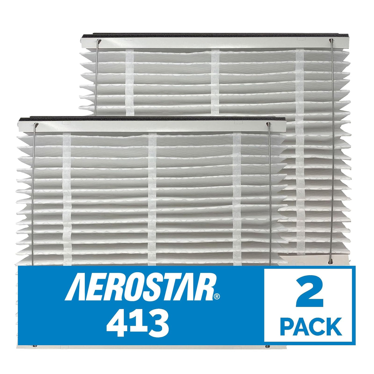 Aerostar Filtro MERV 13 Plegable para Aprilaire 413, Paquete de 2