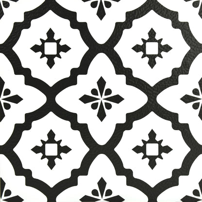 FloorPops FP2480 - Azulejos de piso para despegar y pegar, color negro