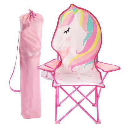 Heritage Kids Silla Plegable Figural para Niños con Bolsa de Transporte - Unicornio