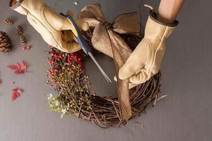 SuperMoss (22605 Corona de Vid Natural de huerto – Corona rústica Hecha a Mano para Puerta Delantera, decoración del hogar de Temporada, Corona de Puerta Interior y Exterior, 12 Pulgadas, Natural