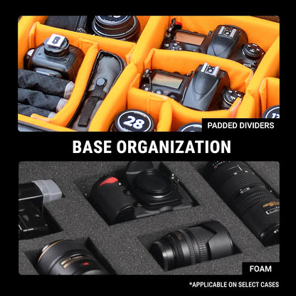Pelican Vault - v525 - Funda rígida con espuma para cámara, drone, equipo, electrónica, engranaje y más (bronceado)
