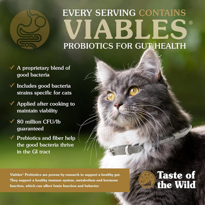 Taste Of The Wild - Alimento seco para gatos Rocky Mountain Premium, sin cereales, rico en proteínas
