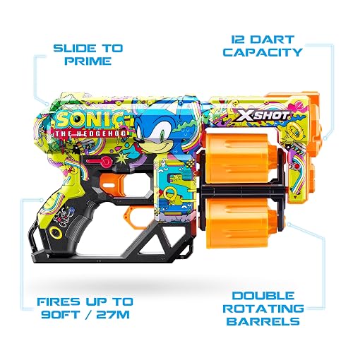 X-Shot-Skins-Series 1-Dread (24 Darts) Sonic Hyper Spike