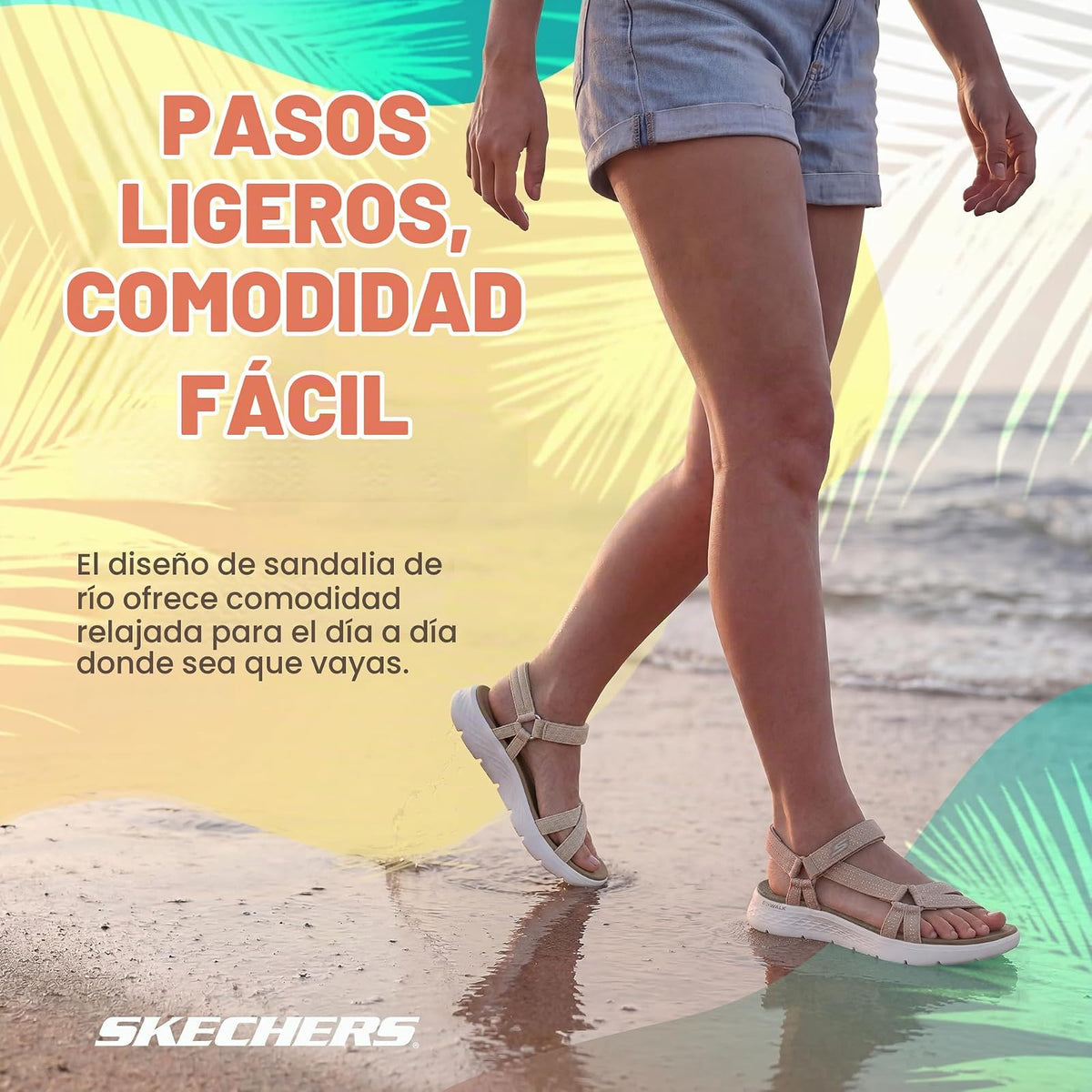 Skechers Go Walk Flex Sandalia - Sublime Sandalias deportivas para Mujer