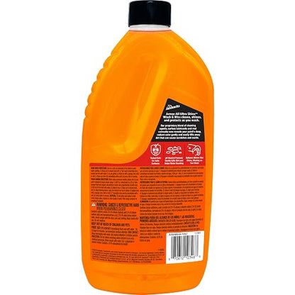 Armor All Ultra Shine - Lavado de Automóviles y Cera de Automóvil de Armor All, líquido de Limpieza para Automóviles, Camiones, Motocicletas, 64 onzas líquidas Cada una