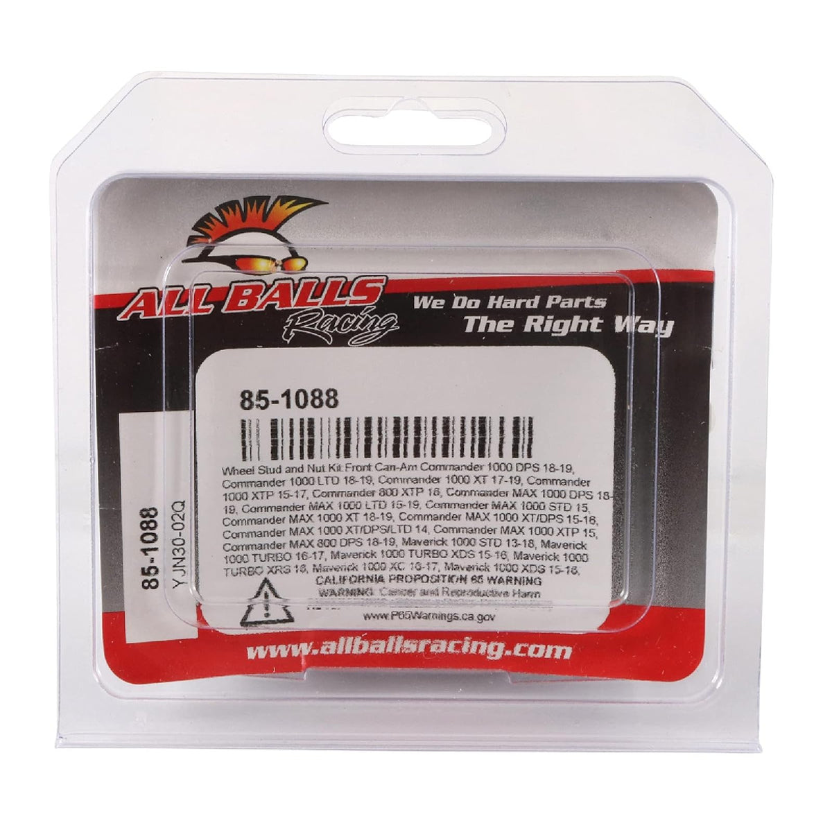 All Balls Racing 85-1088 kit de tuercas y pernos para rueda