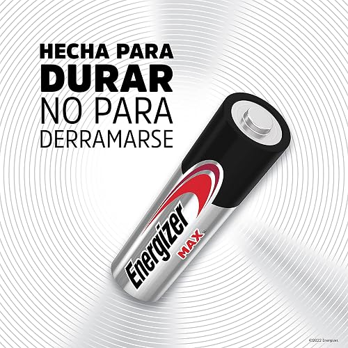Energizer - Pilas Alcalinas AA, MAX Econopack, 1.5V, Paquete de 20 | Diseñadas para cámaras, consolas, juguetes y dispositivos electrónicos de uso cotidiano.