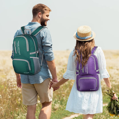 ZOMAKE Mochila 35L de Viaje Liviana, Mochila Plegable de Mochila Plegable y Resistente al Agua para Mujeres Hombres
