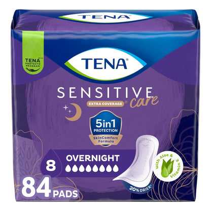 TENA Serenity Overnight Lie Down Protection Incontinence Pad, 3 Piezas