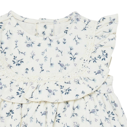 Modern Moments by Gerber Ruffle Bodice Bubble Romper Mameluco Bebé-Niñas