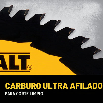 DEWALT Hoja de sierra de inglete de 10 pulgadas, 2 unidades, 40T y 60T Combo de uso general (DWA110CMB)