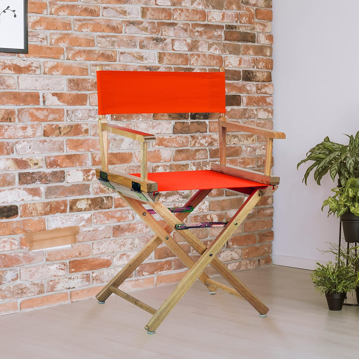 Casual Home Lona para Silla de Director, 18.5 Pulgadas de Ancho x 16 Pulgadas de Profundidad, Naranja