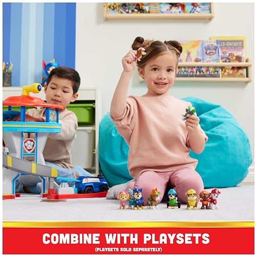 Paw Patrol, 10.º Aniversario, Set de Regalo de Figuras de Juguete con 10 Figuras de acción coleccionables, Juguetes para niños a Partir de 3 años