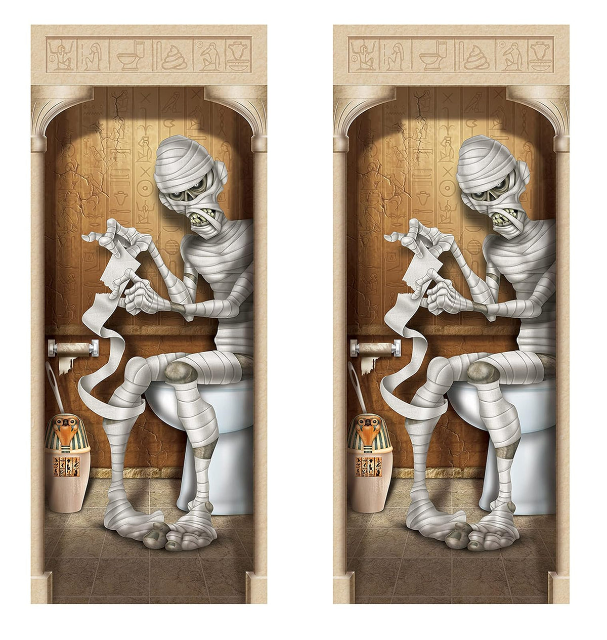 Beistle Cubierta de Puerta para Baño de Bruja, Halloween - Halloween - Baño para mamá