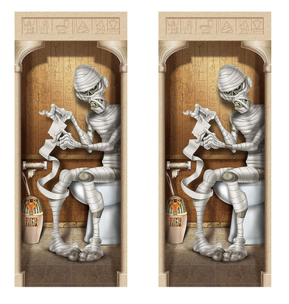 Beistle Cubierta de Puerta para Baño de Bruja, Halloween - Halloween - Baño para mamá