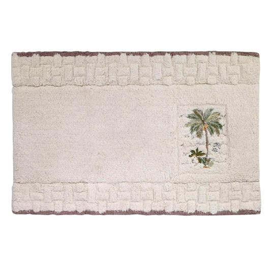 Avanti Linens - Alfombra de baño, Suave y Absorbente, Accesorios de baño inspirados en la Naturaleza (colección Colony Palm Collection)