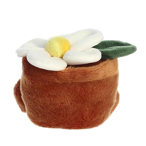 Aurora® Adorable Palm Pals™ Junie Daisy™ Peluche - Juguete de Peluche Coleccionable Divertido para niños y coleccionistas Adultos, Perfecto para Decorar Habitaciones y Regalos de cumpleaños, marrón