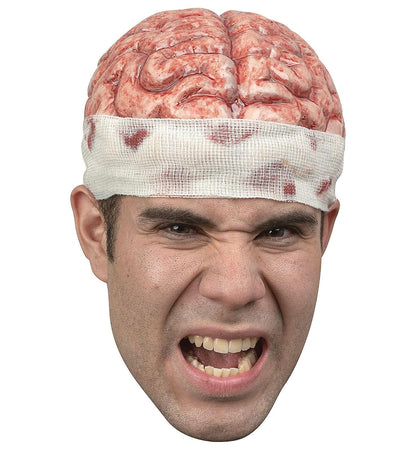 Ghoulish Productions Brain Cap, Accesorio De Disfraz Disfraces Halloween, Rojo (Red), Talla Única