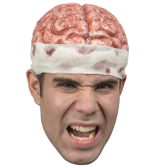 Ghoulish Productions Brain Cap, Accesorio De Disfraz Disfraces Halloween, Rojo (Red), Talla Única