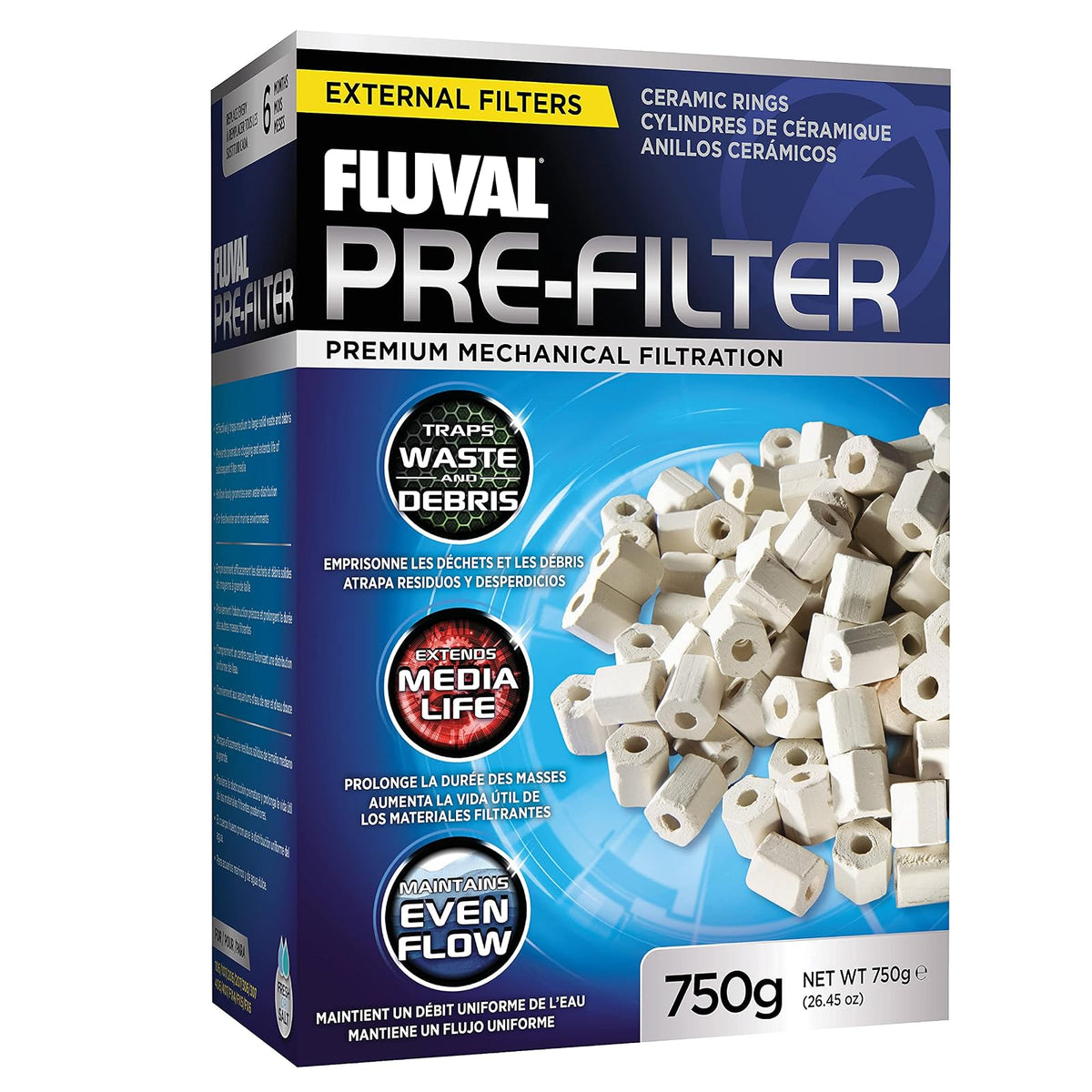 Fluval Pre-Filter Media - 750 gramos/26,45 onzas