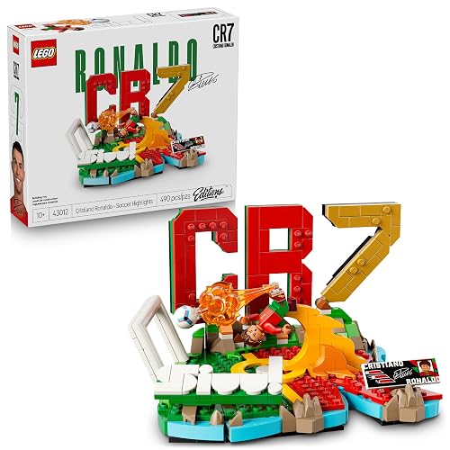 LEGO Editions Cristiano Ronaldo: Fenómenos del Futbol – Set de Construcción y Decoración – 43012