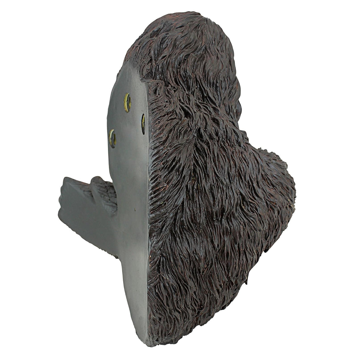 Design Toscano DB583078 Bigfoot The Bashful Yeti Escultura de árbol de jardín para interiores y exteriores, 15 pulgadas de ancho, 12 pulgadas de profundidad, 15 pulgadas de alto, polirresina fundida a