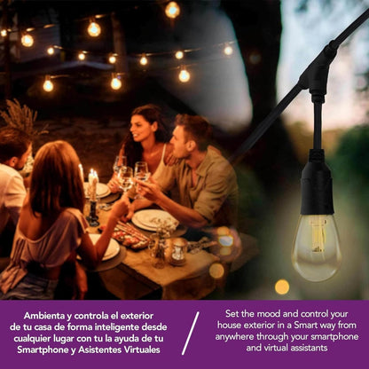Lloyd's Serie de Focos LED RGB Exterior WiFi Compatible Alexa y Google