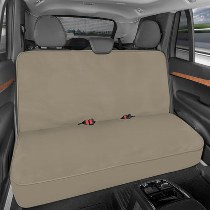BDK - Funda para asiento trasero de automóvil Motor Trend AquaShield de color beige, impermeable, funda de asiento trasera acolchada de neopreno para automóviles, funda de asiento de automóvil