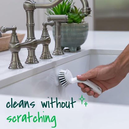 Scotch-Brite Little Handy Scrubber, Small and Versatile Cleaning Tool with Long Lasting Bristles, 6-Scrubbers Total