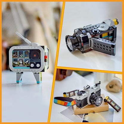 LEGO Creator Cámara Retro Juguete 3en1 con Modelos de un televisor y una videocámara 31147