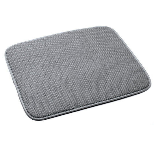 Norpro 359G Microfiber Dish Drying Mat, Gray, 18x16
