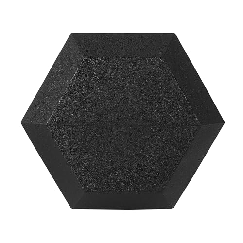 Signature Fitness - Mancuernas hexagonales con revestimiento de goma, pares o conjuntos, varios paquetes.