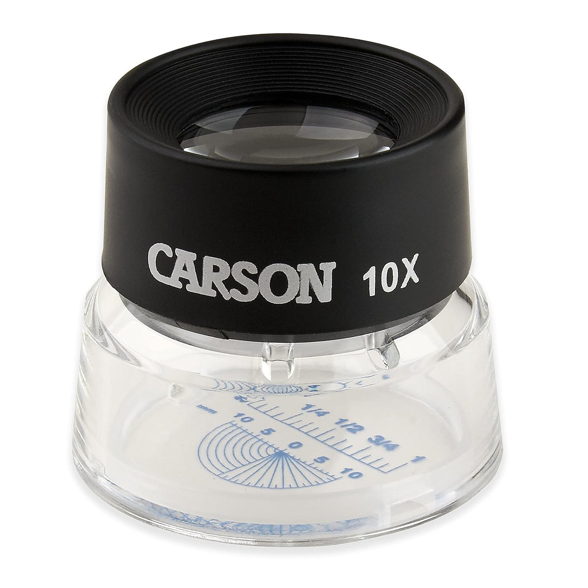 Carson LumiLoupe 10X Power Stand Magnifier With Dual Lens (LL-20)