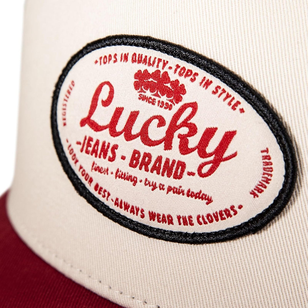 Lucky Brand Cotton Embroidered Baseball Cap with Adjustable Straps for Men and Women (One Size Fits Most) Gorra de béisbol Unisex Adulto