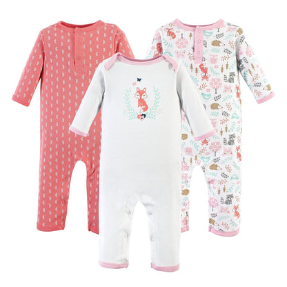 Hudson Baby - Traje de algodón para bebé, paquete de 3