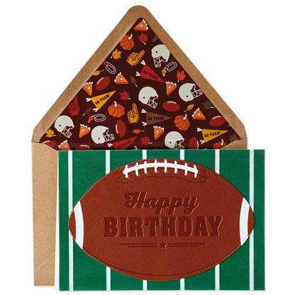 Tarjeta de Cumpleaños Hallmark con Sobre - Football