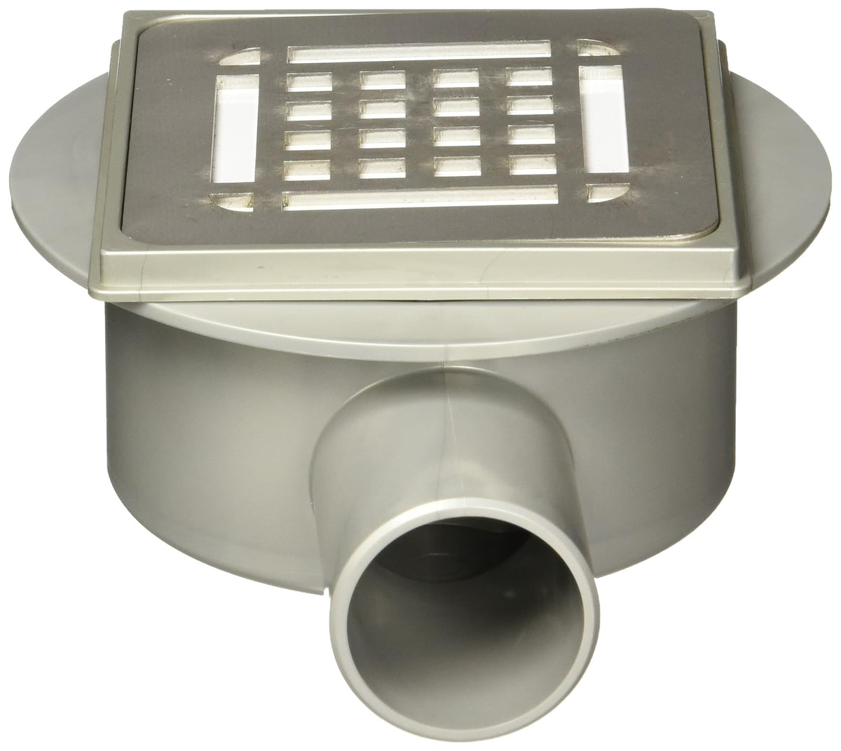 Urrea CL10INOX Coladera Compacta Rejilla Inox 10 cm Salida Lateral
