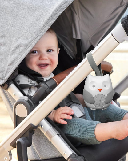Skip Hop Baby Sound Machine: Relajante De Bebe Portátil Stroll & Go, Búho