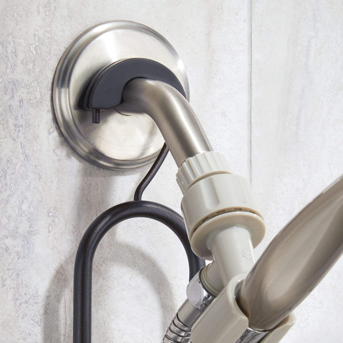 InterDesign iDesign Verona - Cesta de Ducha (Negro Mate)