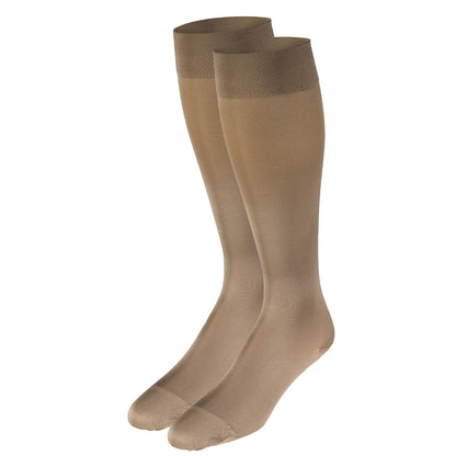 Truform Women's Compression Stockings, 20-30 Mmhg, Knee High Length, Closed Toe, Opaque Beige, Pack of 1