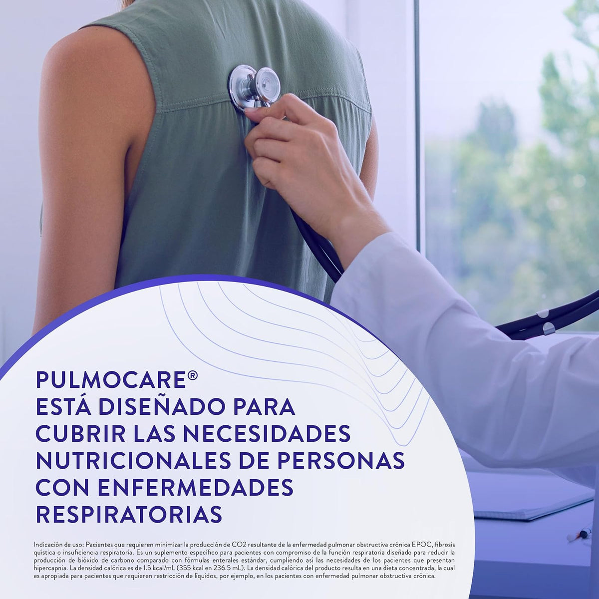 Pulmocare - Caja con 24 piezas de 237ml, Sabor Vainilla, Ideal para Pacientes con Enfermedades Pulmonares, Libre de Glucosa y Gluten