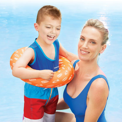 Aqua Leisure Deluxe Tot - Bañador de natación, azul/baya