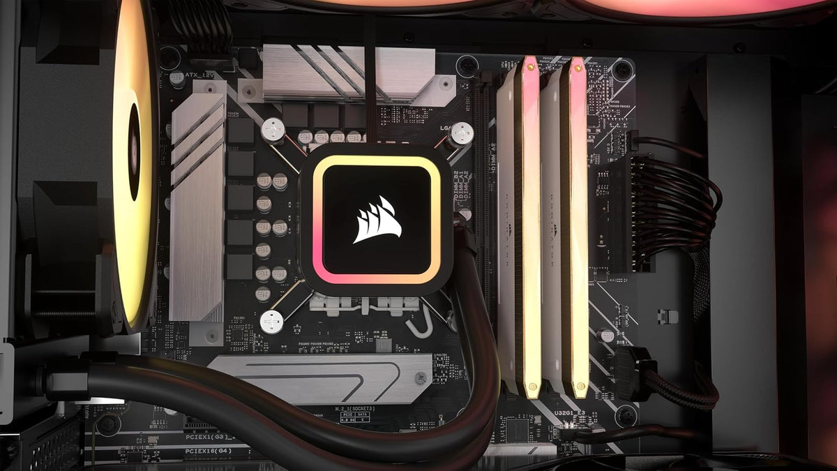 Corsair Dominator Titanium Wave Kit de Accesorios – x2 RGB LED Barra de Luces para Memoria Dominator Titanium – Oro