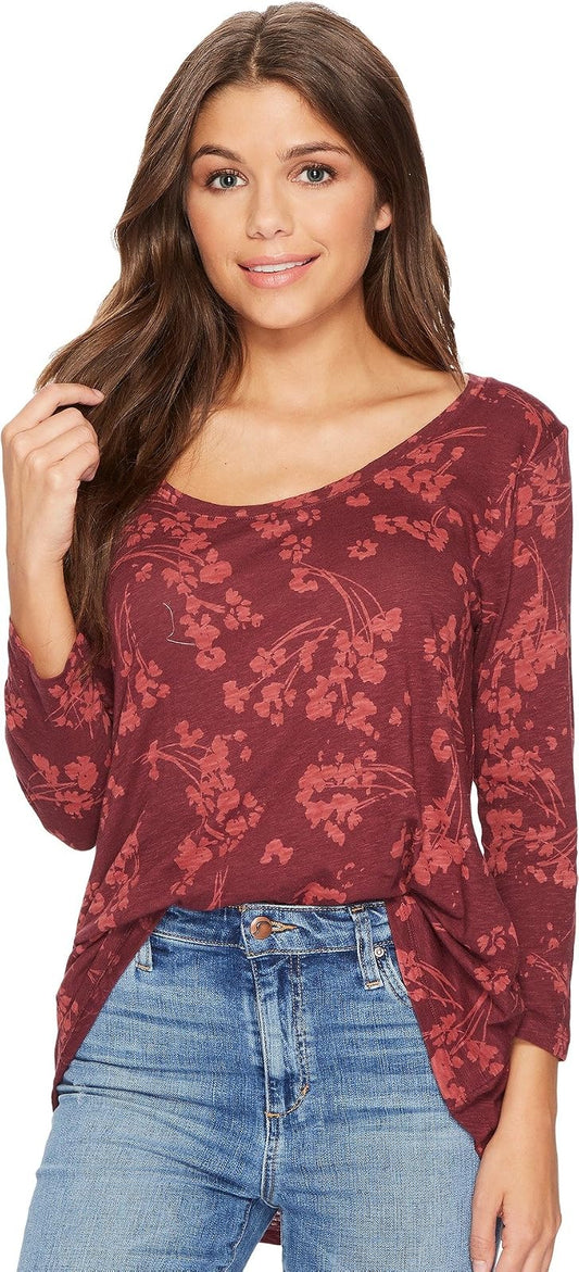 Lucky Brand All Over Print tee Camiseta Mujer