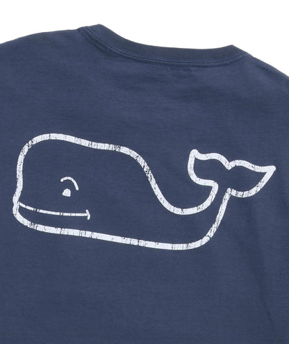 Vineyard Vines Playera clásico de Manga Corta con Bolsillo de Ballena Camiseta para Hombre