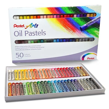 Pentel de México PHN-50 de México PHN-50 Pasteles de aceite color Multicolor pack of/paquete de 50