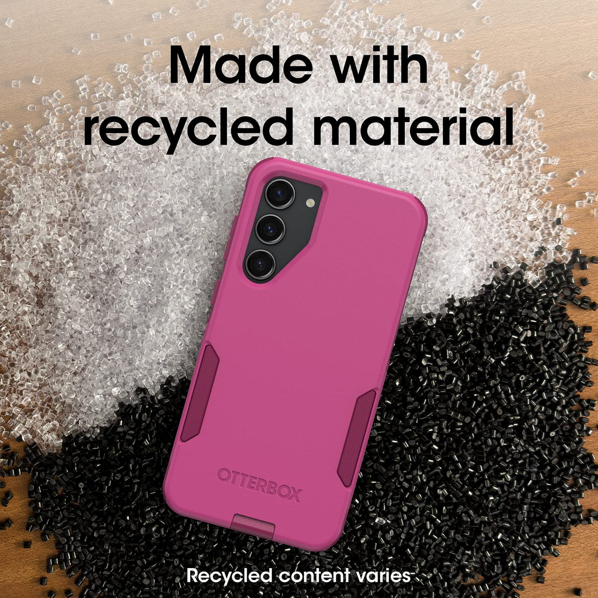 OtterBox - Funda para Galaxy S23+ Commuter Series – INTO The Fuchsia (Rosa), Delgada y Resistente, Apta para el Bolsillo, con protección de Puerto