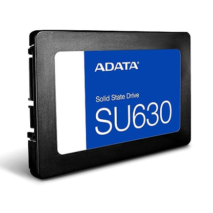 ADATA Unidad de Estado Sólido SSD SU630 480 GB 3D NAND , SATA III,QLC,2.5",520 MB/s de lectura y 450 MB/s de escritura
